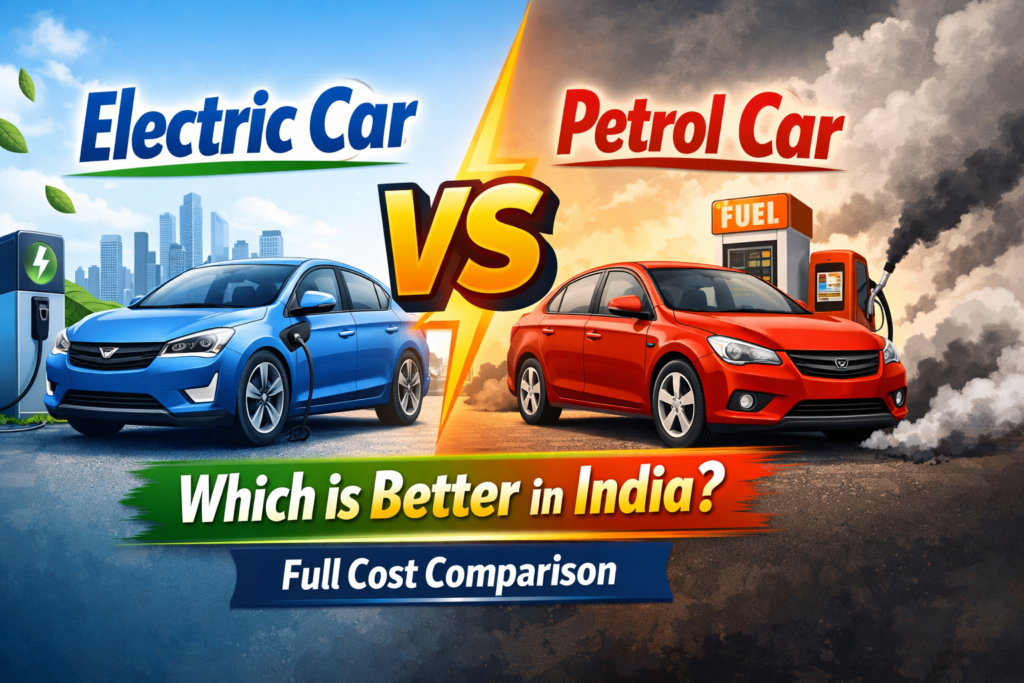 Electric Car vs Petrol Car – Which is Better in India (Full Cost Comparison)